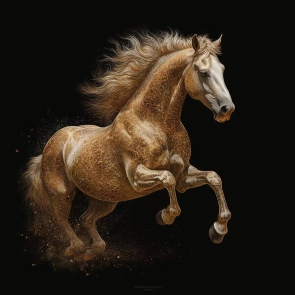 Custom lenticular horse poster